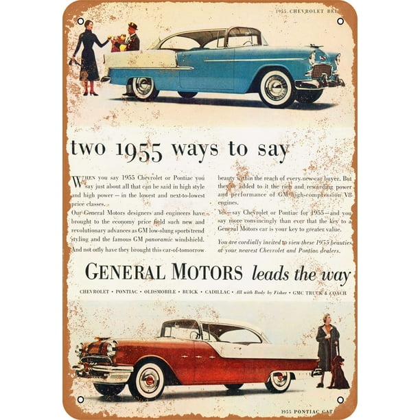 1955 CHEVROLET 9/" x 12/" Sign